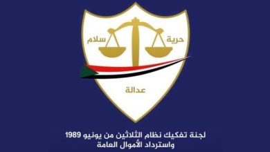 لجنة تفكيك نظام الثلاثين من يونيو 1989 وإسترداد الأموال العامة
