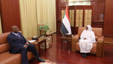 عضو مجلس السيادة الإنتقالي سلمي عبدالجبار المبارك ووالي ولاية الجزيرة المكلف اسماعيل عوض الله