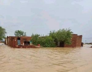 السيول تجتاح مدينة المناقل بولاية الجزيرة