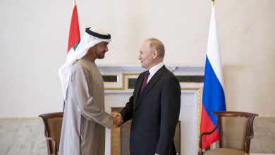 بوتين وسمو الشيخ محمد بن زايد