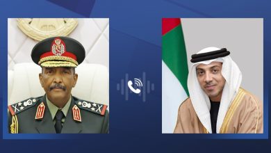 سمو الشيخ منصور بن زايد وعبد الفتاح البرهان