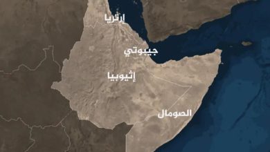 خريطة القرن الأفريقي