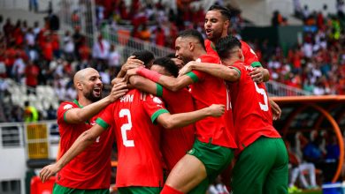 صورة احتفالية للاعبي منتخب المغرب