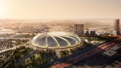 ملعب أرامكو في السعودية المرشح لاستضافة مباريات كأس آسيا 2027 لكرة القدم، ضمن الاستعدادات للبطولة القارية وسط تساؤلات حول تأثير المخاوف الأمنية على موعد إقامتها.