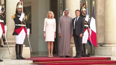 الرئيس الفرنسي يستقبل نظيره الإماراتي