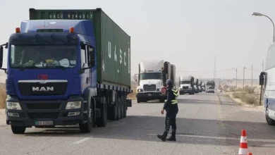 إضراب الشاحنات في الأردن