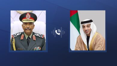 اتصال هاتفي من عبدالفتاح البرهان إلى الشيخ منصور بن زايد آل نهيان