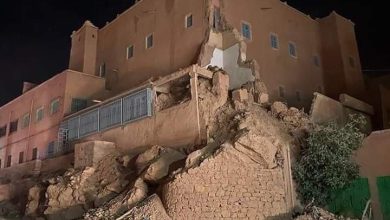تضرر المنازل بعد زلزال المغرب