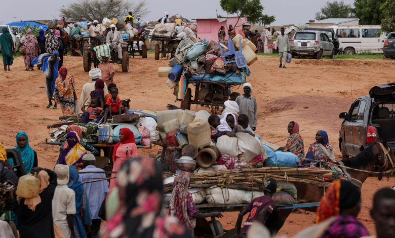 يعاني ما يقرب من نصف اللاجئين السودانيين من الأطفال لاجئين سودانيين