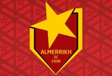 شعار نادي المريخ السوداني المستخدم في الخبر حول خروجه من دوري أبطال أفريقيا بعد التعادل مع سان لوبوبو الكونغولي.