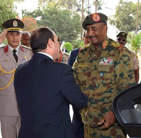 البرهان والسيسي «أرشيفية»