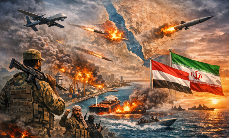 محور إيراني حوثي عبر السودان