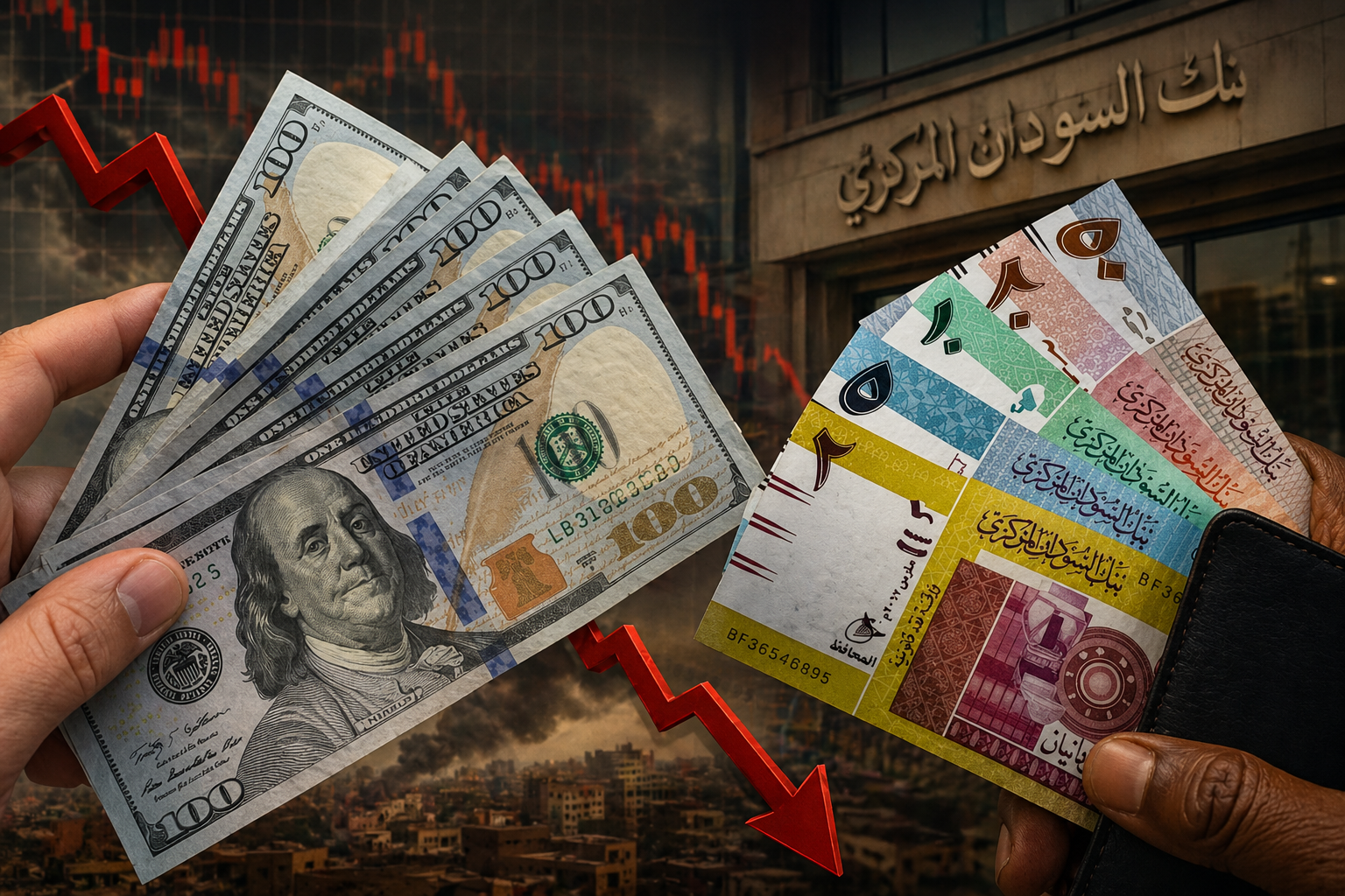 انهيار جديد للجنيه السوداني.. الدولار يقترب من 4210 جنيه وتحذيرات من موجة غلاء واسعة