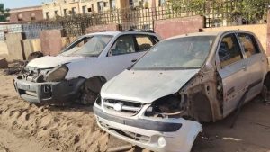 أجزاء سيارات مسروقة