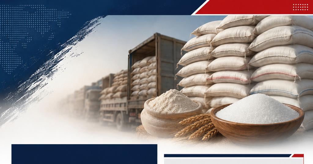 فضيحة إغاثة تهز النيل الأبيض.. وزارة المالية تقر ببيع 14 ألف جوال سكر ودقيق في عطاء سري
