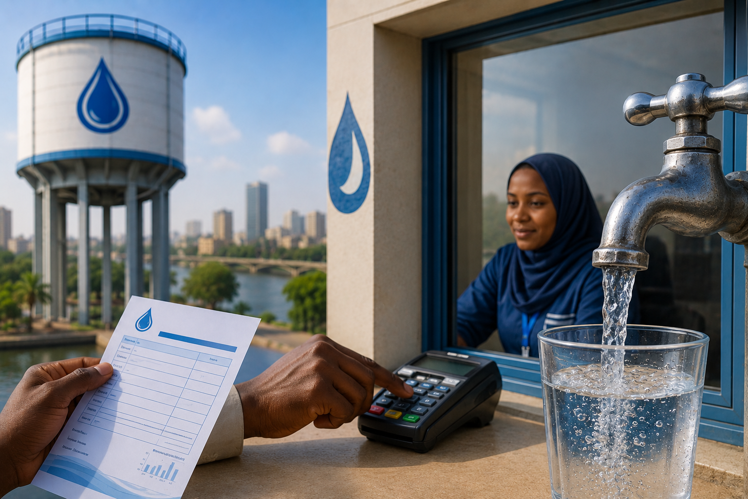 هيئة مياه الخرطوم تخفض فاتورة المياه 50% وتدمج التحصيل مع الكهرباء حتى نهاية 2026