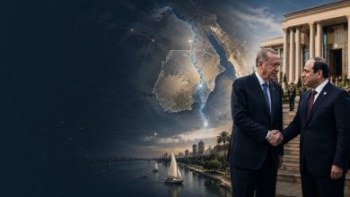 الرئيس التركي رجب طيب أردوغان والرئيس المصري عبد الفتاح السيسي