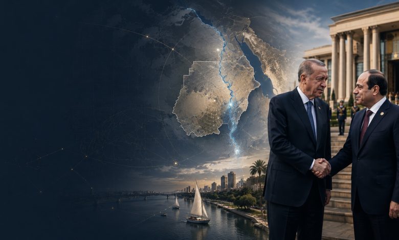 الرئيس التركي رجب طيب أردوغان والرئيس المصري عبد الفتاح السيسي