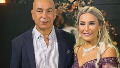 حسام حسن وزوجته