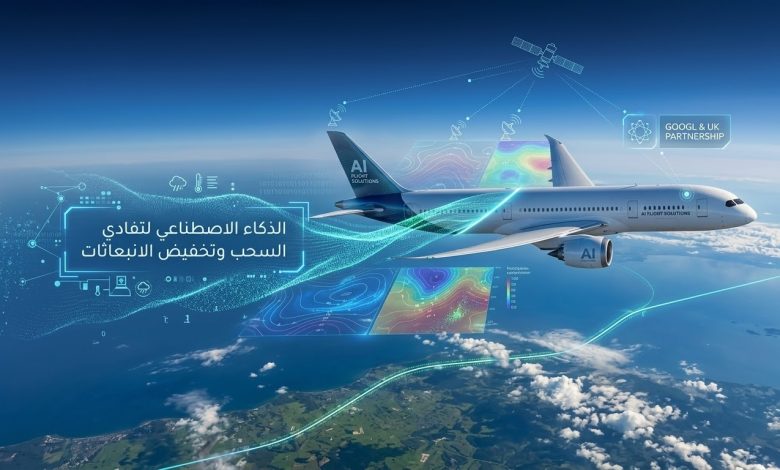 طائرة حديثة تعتمد الذكاء الاصطناعي لتفادي سحب التكثف وتقليل انبعاثات الطيران⁠