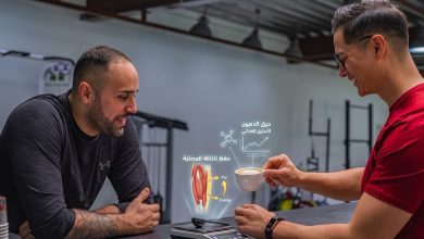 رياضيان يتناقشان حول تأثير القهوة والكافيين على حرق الدهون وبناء العضلات