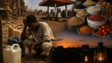 أربع أزمات تضرب الأبيض