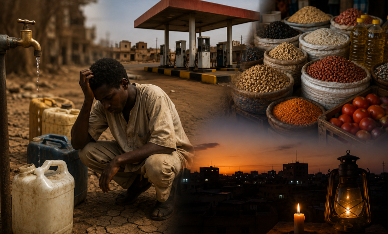 أربع أزمات تضرب الأبيض